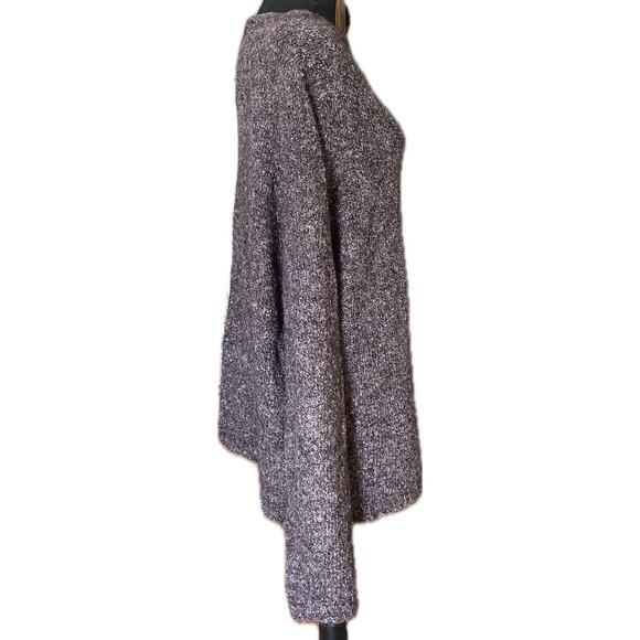 Vintage Cousin Johnny Anthropologie Merino Wool Sweater Dress Marled Purple - Picture 4 of 7